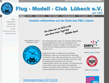 Tablet Screenshot of fmc-luebeck.de